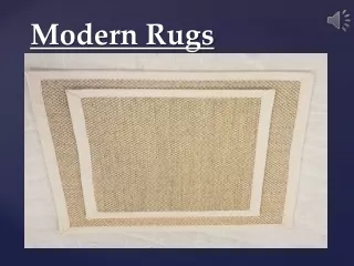 modern rugs