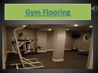 gym flooring