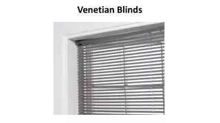 venetian blinds