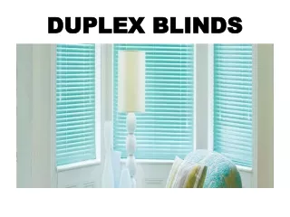 duplex blinds