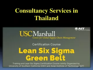 consultancy services in thailand