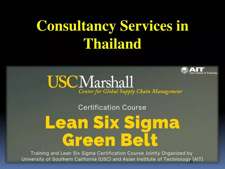 consultancy services in thailand