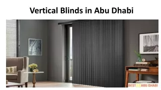 vertical blinds in abu dhabi