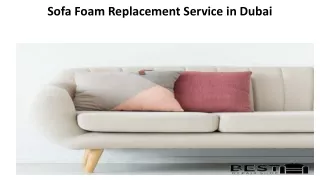 sofa foam replacement service in dubai