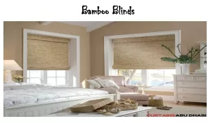 Bamboo Blind Abu Dhabi
