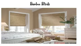 bamboo blinds