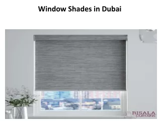 window shades in dubai