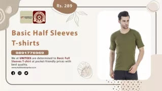 Basic Half Sleeves T-shirts - Maitri Enterprise