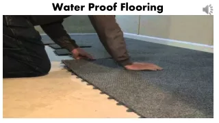 Water Prof Flooring In Dubai