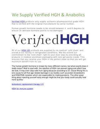 we supply verified hgh anabolics