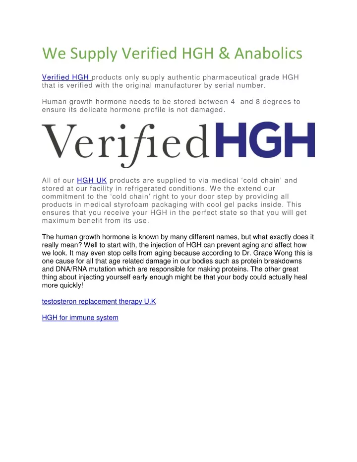 we supply verified hgh anabolics