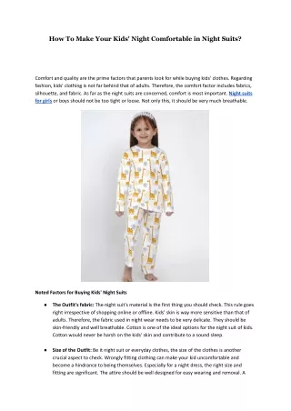 How To Make Your Kids' Night Comfortable in Night Suits_.docx