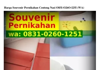 harga souvenir pernikahan centong nasi o83i o26o