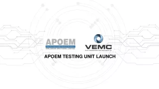 New APOEM Project is launched - VEMC