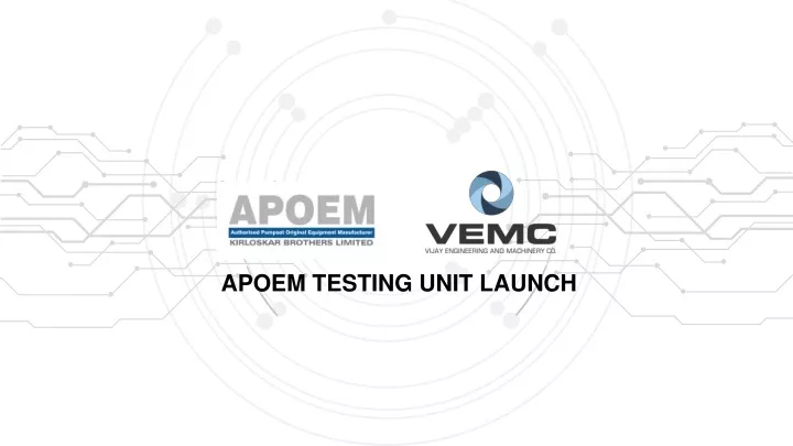 apoem testing unit launch