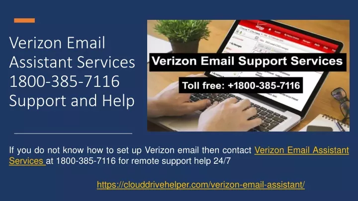 verizon email assistant services 1800 385 7116