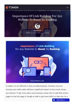 Importance Of Link Building For Any Website To Boost Its Ranking