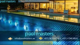 Outdoor swimming pool cleaning Dubai