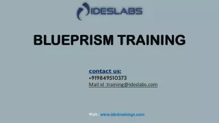 blueprism training