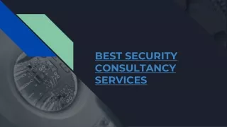 BEST SECURITY CONSULTANCY SERVICES