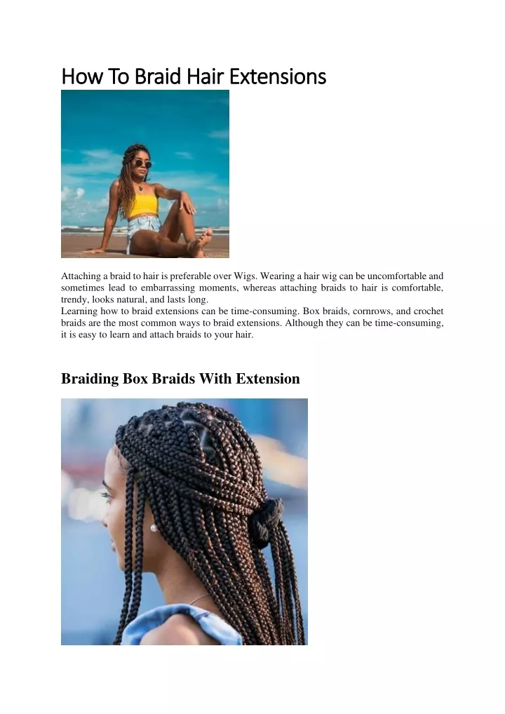 how to braid hair extensions how to braid hair