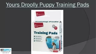 yours droolly pupp y training pads