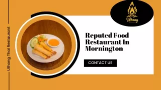 uthong thai restaurant
