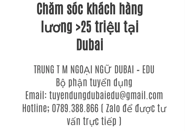 ch m s c kh ch h ng l ng 25 tri u t i dubai