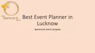 best event planner in lucknow