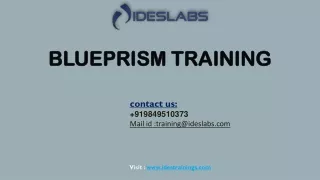 BluePrism Training