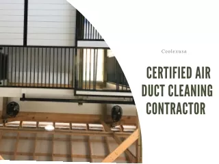 Certified Air Duct Cleaning Contractor Fort Lauderdale