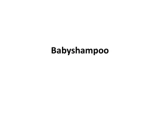 Babyshampoo