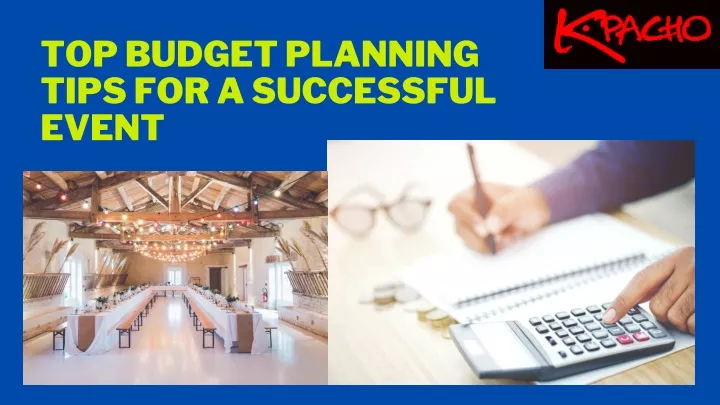 top budget planning tips for a successful event