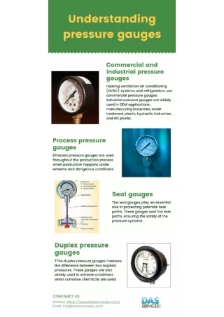 Understanding pressure gauges