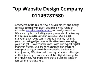 top website design company 01149787580