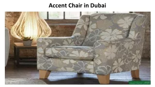 Accent Chair in Dubai