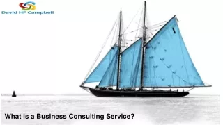 What is a Business Consulting Service ?