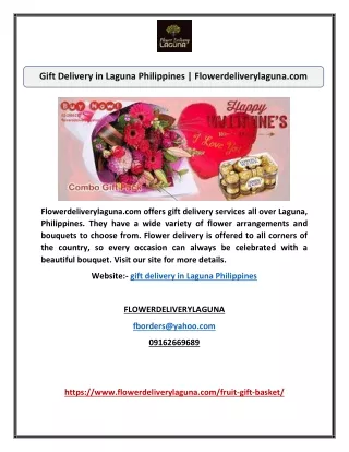gift delivery in laguna philippines