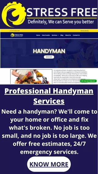 professional handyman services need a handyman