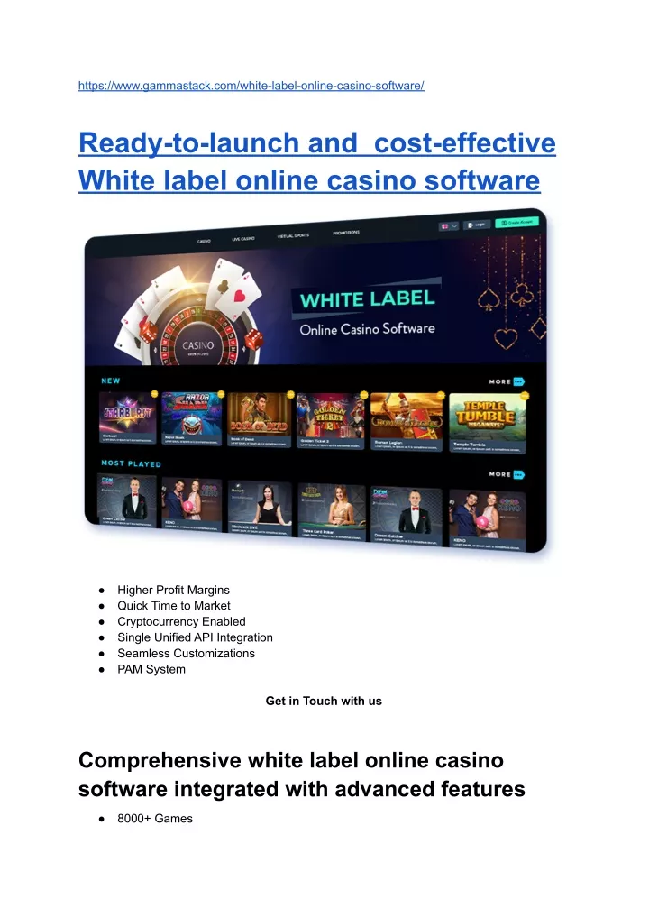 https www gammastack com white label online