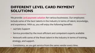 Simple Steps For Card Payment Solutions