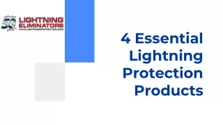 4 Essential Lightning Protection Products