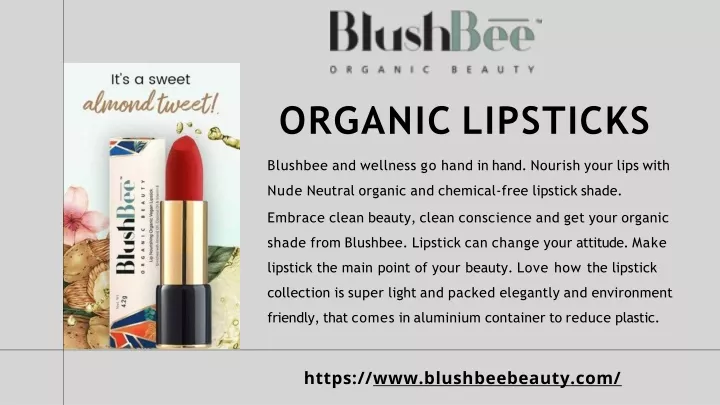 organic lipsticks