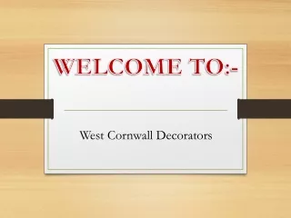 welcome to