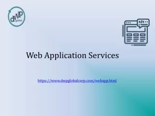 web application services