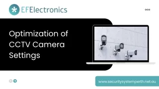 optimization of cctv camera settings