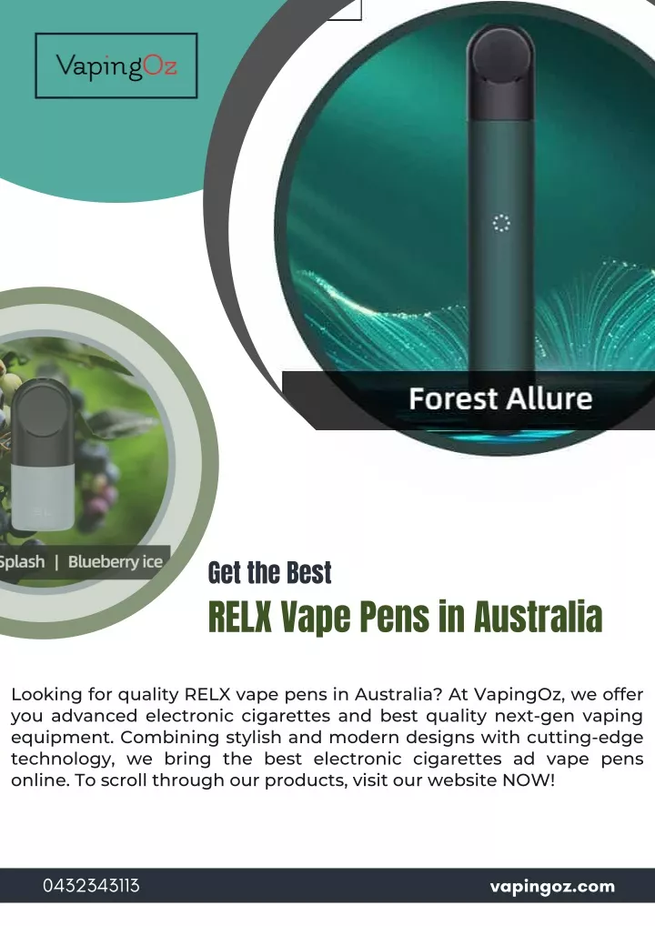 get the best relx vape pens in australia