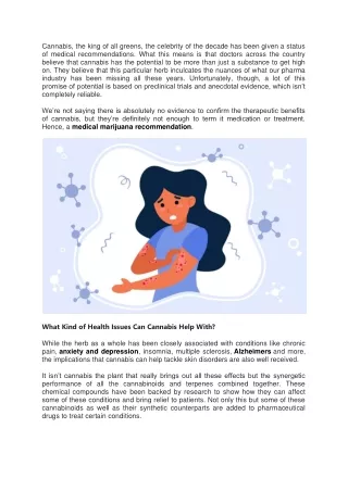 Cannabis in Dermatology