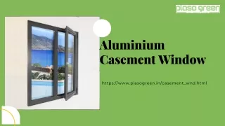 Aluminium Casement Window