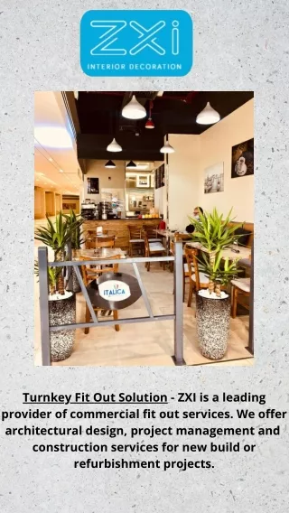 Turnkey Fit Out Solution